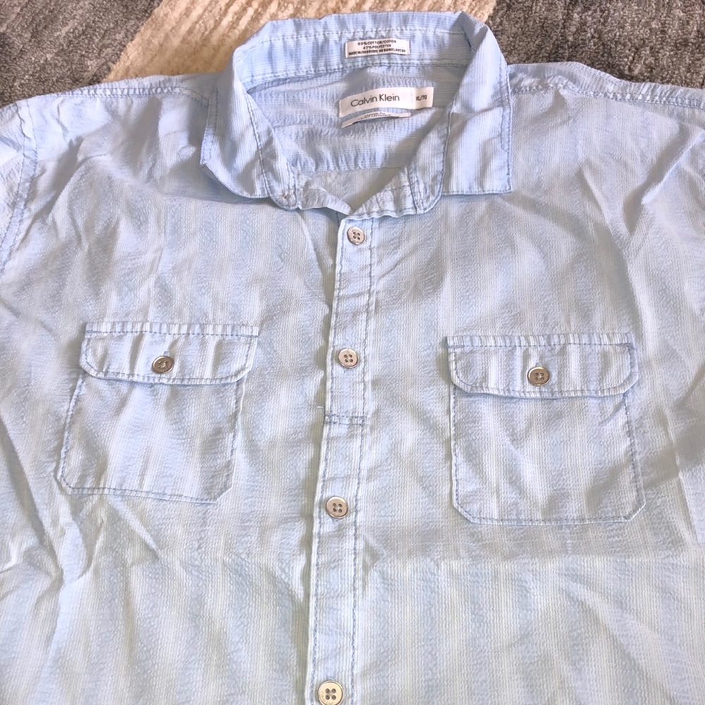 Set Of 2 Calvin Klein Button Downs - image 3